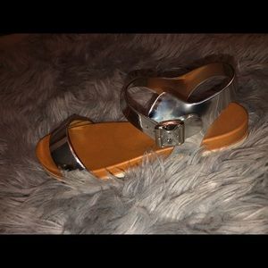 Silver Sandals